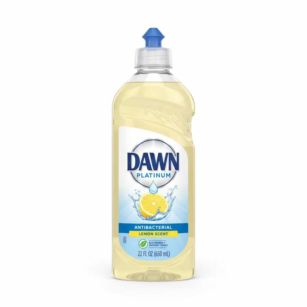 Dawn Platinum Lemon Antibacterial Dish Washing Liquid 22 fl oz