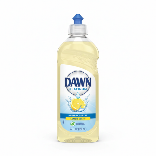 Dawn Platinum Lemon Antibacterial Dish Washing Liquid 22 fl oz